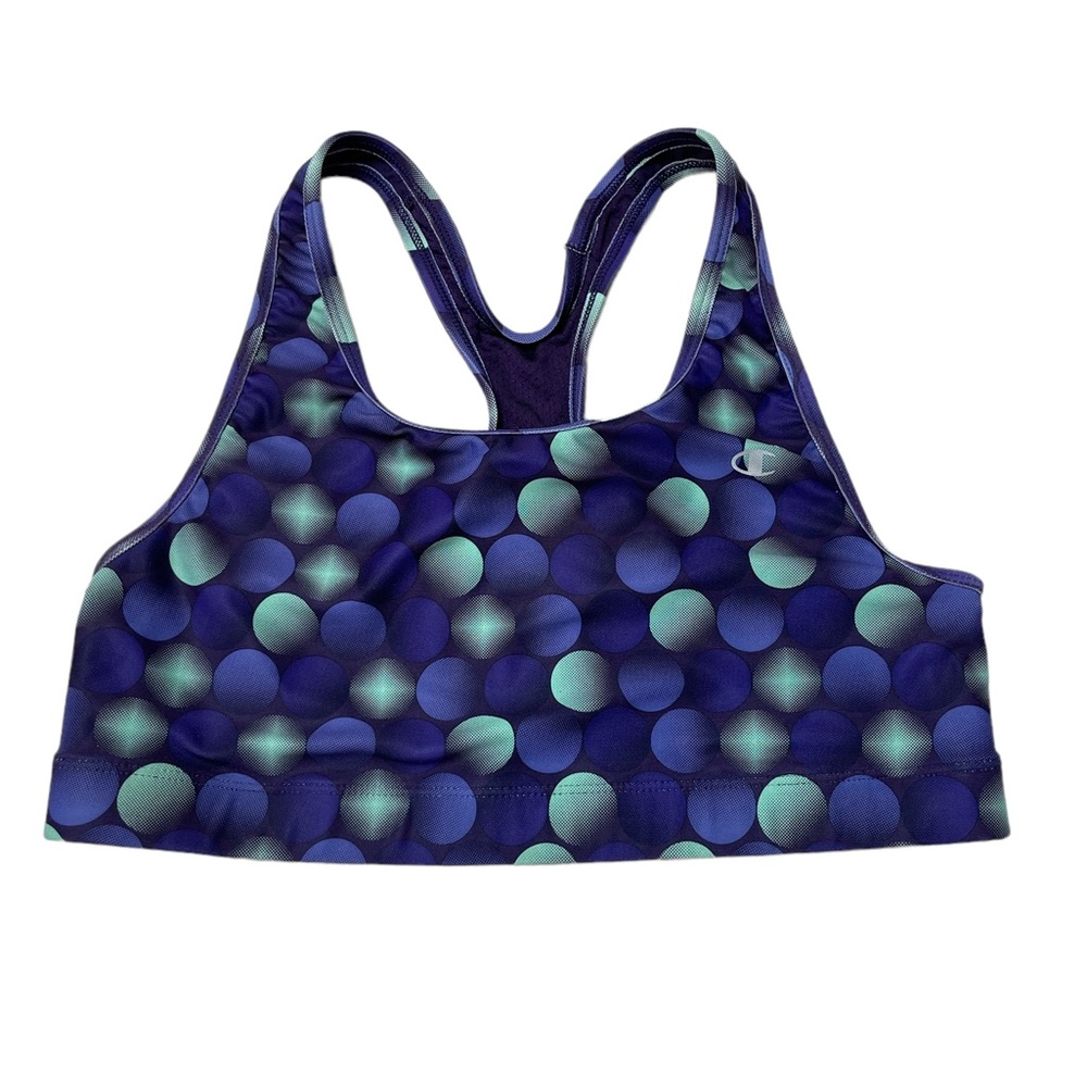 Champion double dry extra large sport bra with geometric print